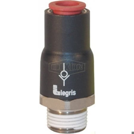 Dixon Legris by In-Line Check Valve, 3/8 in, MNPT x Tube, Nylon Body 79956018